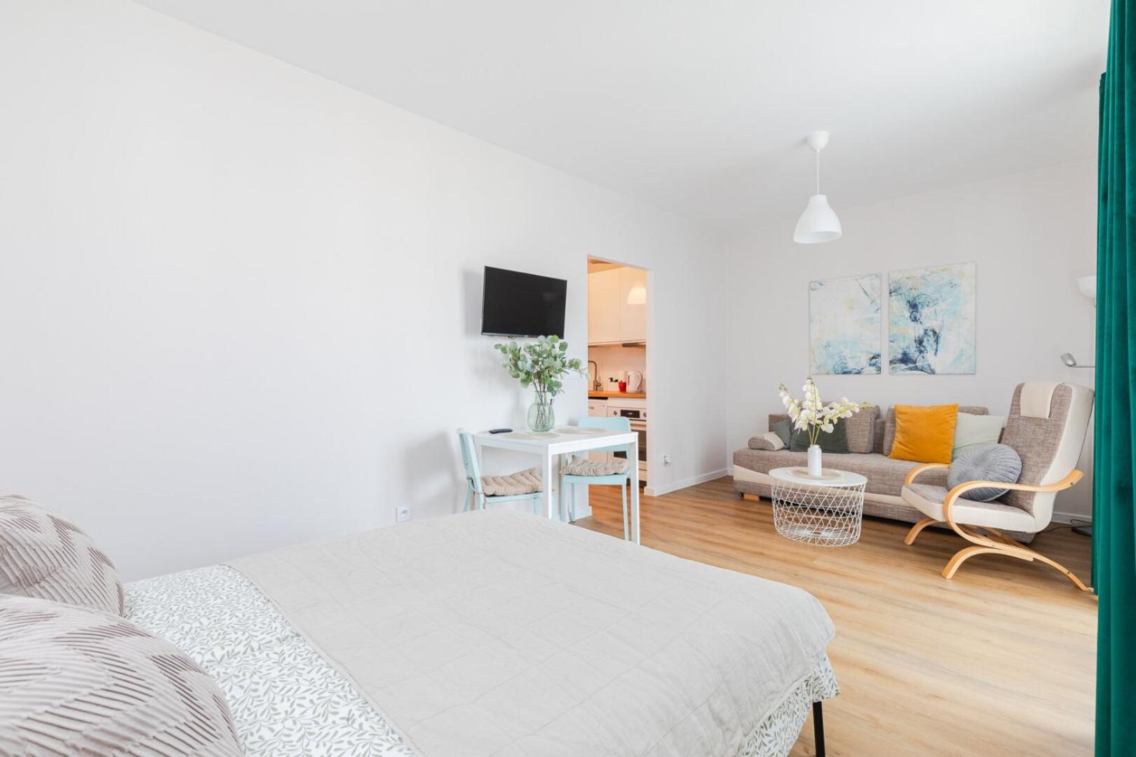 Superapart Wilenska Studio Z Parkingiem Варшава Номер фото